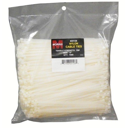 Morris Products 20124 Cable Tie 50LB 7 inch 1000PK (Pack of 1000)