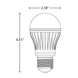 Halco A19FR10/827/LED