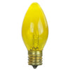 Incandescent - C9 Colored Night Light - 7 Watt -Yellow - Yellow
