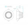 Luxrite LR23265 - 4 Inch LED Downlight - High Lumen - Round - 3 CCT - White Finish