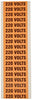 Morris Products 21334 (18)Volt Markers 220V (5 Pack)
