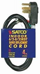 Satco 93/5033 Electrical Power Cords