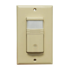 Morris Products 80520 Wall Mount Occupancy/Vacancy Sensors - PIR Single Pole Ivory