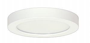 Satco S9339 LED Fixture 9 inch Flush Mount  - 18.5 Watt -  Round -  White Finish