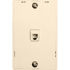 Morris Products 80033 Wall Phone Plate  Lt Alm