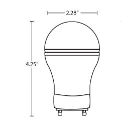 Halco A19FR6/827/GU24/LED