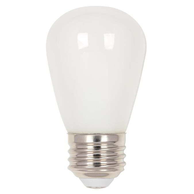 Westinghouse 5511500 S14 LED Specialty Non-Dimmable Light Bulb - 1.2-watt - Frosted - 2700 Kelvin - E26 Base