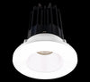 Lotus LED-2-S15W-5CCT-2RRWH-2RTWH-24D 2 Inch Round Recessed LED 15 Watt Designer Series - 5CCT Selectable - 1000 Lumen - 24 Degree Beam Spread - White Reflector - White Trim