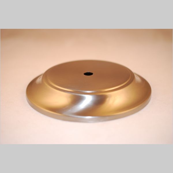 Kirks Lane-63326 - 5" brush nickle platsteel pend canopy