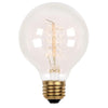 Westinghouse 0412700 G25 Incandescent Decorative Light Bulb - 60 Watt - Clear - 2450 Kelvin - E26 Base