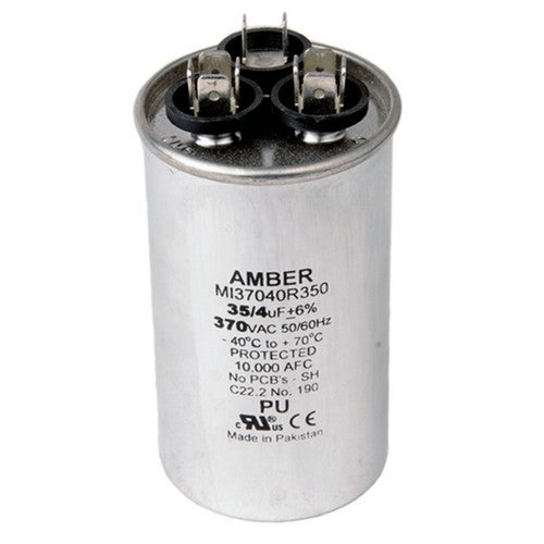 Morris Products T3GR0435 Mtr. Run Cap, Rnd, 35+4uf 370v