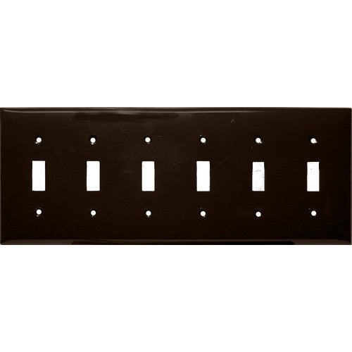 Morris Products 81062 Brown 6 Gang Toggle