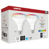 Satco S11256 - 9.5 Watt - BR30 LED - RGB & Tunable White - Starfish IOT - 120 Volt - 800 Lumens - Pack of 2