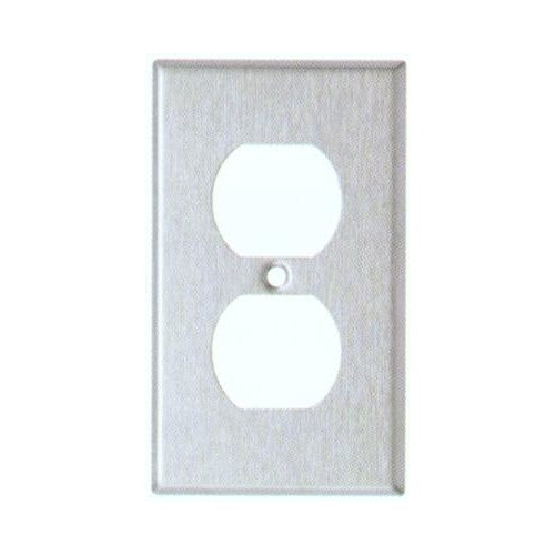 Morris Products 83873 SS Midsize 1 Gang Duplex #304