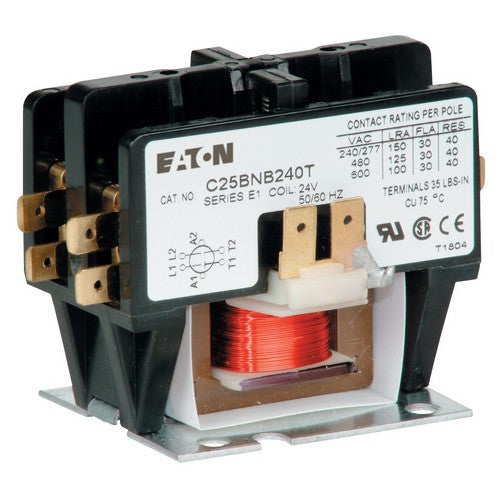 Morris Products TDPE20224 DP Contactor 20A/2P/24V