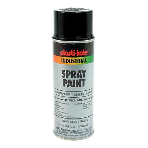 Morris Products T799-001 Spray Paint, Gloss Black,10oz (Pack of 6)