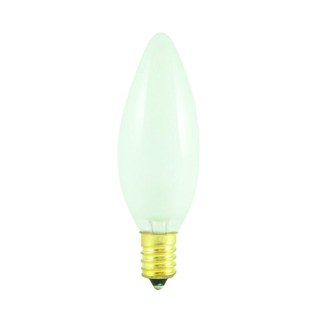 Bulbrite 401460 60 Watt B10 Incandescent White Torpedo