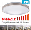 Ostwin OW-LFMMR-13D2040-NK - 13 Inch LED Flush mount Metal Ring