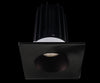 Lotus LED 2 Inch Square Recessed LED 15 Watt High Output Designer Series - 2700 Kelvin - Bronze Reflector - Trim Black