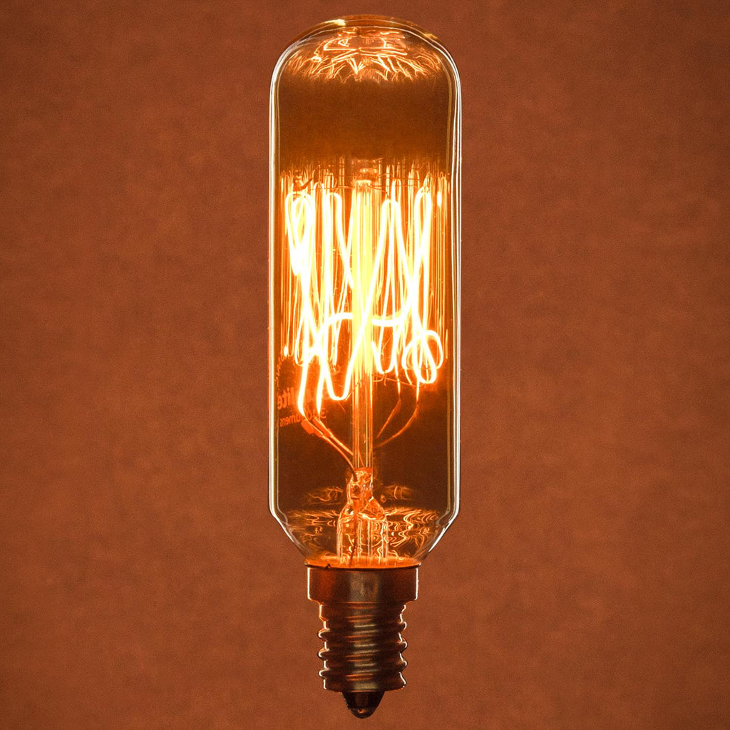 Incandescent - Filament Radio Style T8 - 40 Watt -Warm White - 2700 Kelvin