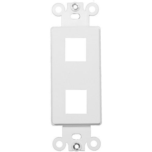 Morris Products 88114 2 Port Decorative Frame-White