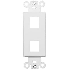 Morris Products 88114 2 Port Decorative Frame-White