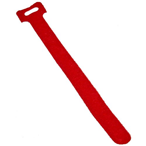 Morris Products 20964 12-1/4 inch Red Self Stick Tie (Pack of 10)