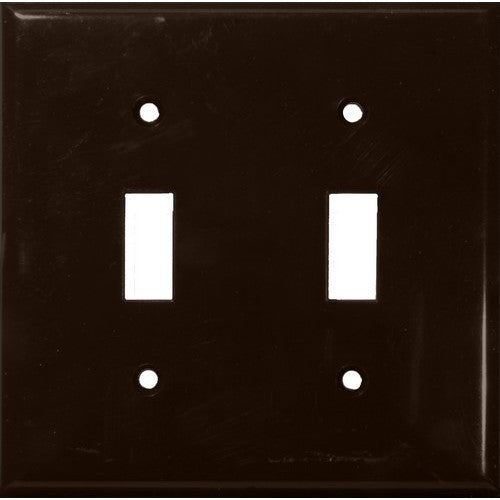 Morris Products 81022 Brown 2 Gang Toggle
