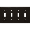 Morris Products 81042 Brown 4Gang Toggle