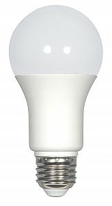 Satco S8770 LED A19 - 5000 Kelvin Daylight - 75 Watt Incandescent Equivalent - Pack of 4