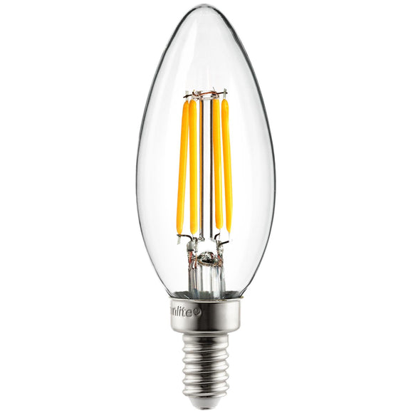 LED - Filament Chandelier - 4 Watt - 400 Lumens  - Warm White - 2700 Kelvin