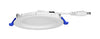 4 Inch Mini Recessed LED Flat Panel Round - 10 Watt - 650 Lumens - 2700K Kelvin - 82 CRI - 50000 Average Rated Hours - Dimmable - LR23712