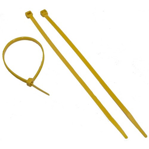 Morris 20613 Nylon Cable Tie, Yellow, 100-Pack