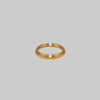 Kirks Lane-30319 - solid brass "uno ring" 1 1/4"IDx1 1/2"OD polished finish