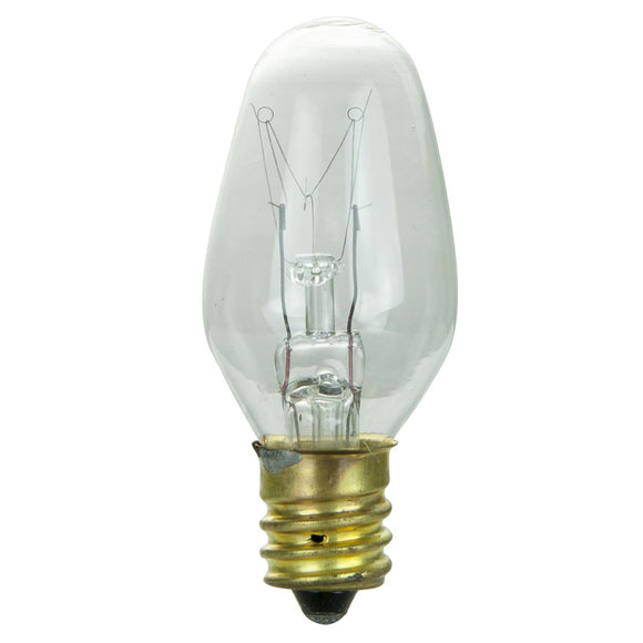 Incandescent - C7 Night Light - 10 Watt - 35 Lumens  - Warm White - 2700 Kelvin