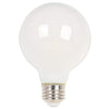 Westinghouse 5018100 G25 Filament LED Decorative Dimmable Light Bulb - 6.5 Watt - 2700 Kelvin - E26 Base