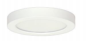 Satco S9336 LED Fixture 9 inch Flush Mount  - 18.5 Watt -  Round -  White Finish