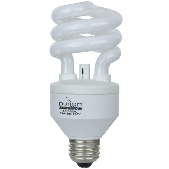 Compact Fluorescent - Purion Air Purification Spiral - 15 Watt - 900 Lumens  - Warm White - 2700 Kelvin