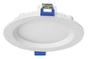 4 Inch Mini Recessed LED Flat Panel Round - 10 Watt - 650 Lumens - 5000K Kelvin - 82 CRI - 50000 Average Rated Hours - Dimmable - LR23702