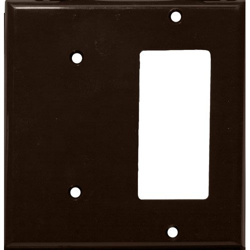 Morris Products 81222 Br 2 Gang 1GFCI 1Blank