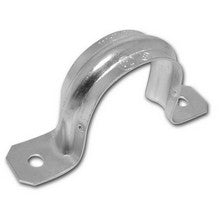 Morris Products 19440 1-1/2 inch Rigid 2 Hole Strap (Pack of 10)