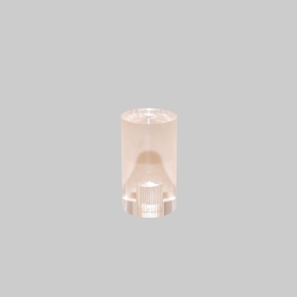 Kirks Lane-69901 - 1 3/4" x 1" clear acrylic finial tapped 1/4-27