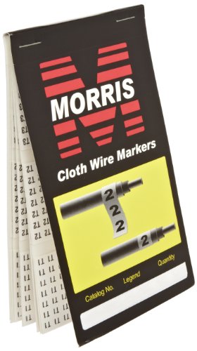 Morris Products 21266 T1 T2 T3 Wire Marker Book