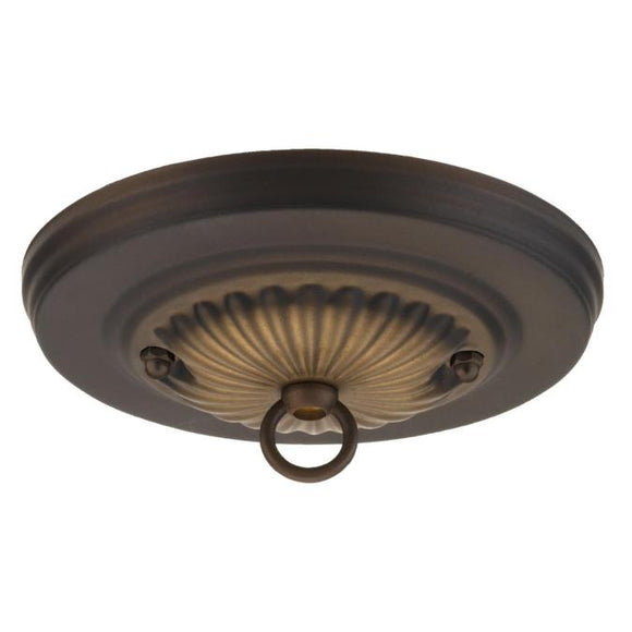 Westinghouse 7005000 Traditional Canopy Kit with Center Hole Oil Rubbed Bronze Finish