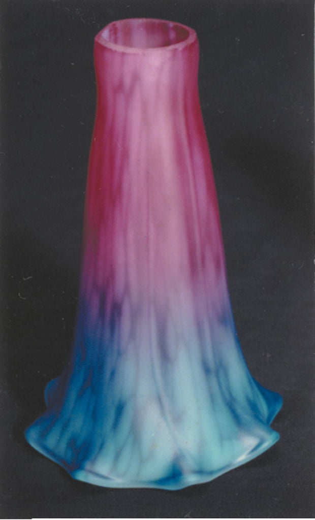 Kirks Lane-13431 - Pink & Blue Lily Shade 1 1/8 Inch Fitter