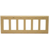 Morris Products 81160 Ivory 6 Gang Decor/GFCI