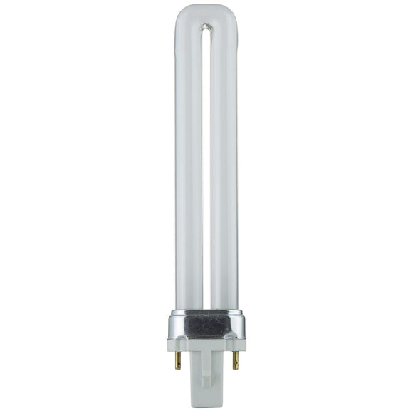 Plug-In - PL 2-Pin Single U-Shaped Twin Tube - 9 Watt - 530 Lumens  - Cool White - 4100 Kelvin