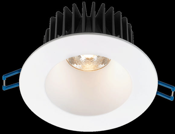 Lotus LED Lights LD4R-50K-4R-CPL-WH 4 inch Round Deep Regressed LED Downlight w/ Polycarbonate Round 4