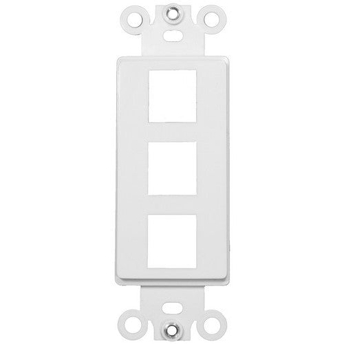 Morris Products 88116 3 Port Decorative Frame-White