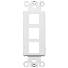 Morris Products 88116 3 Port Decorative Frame-White